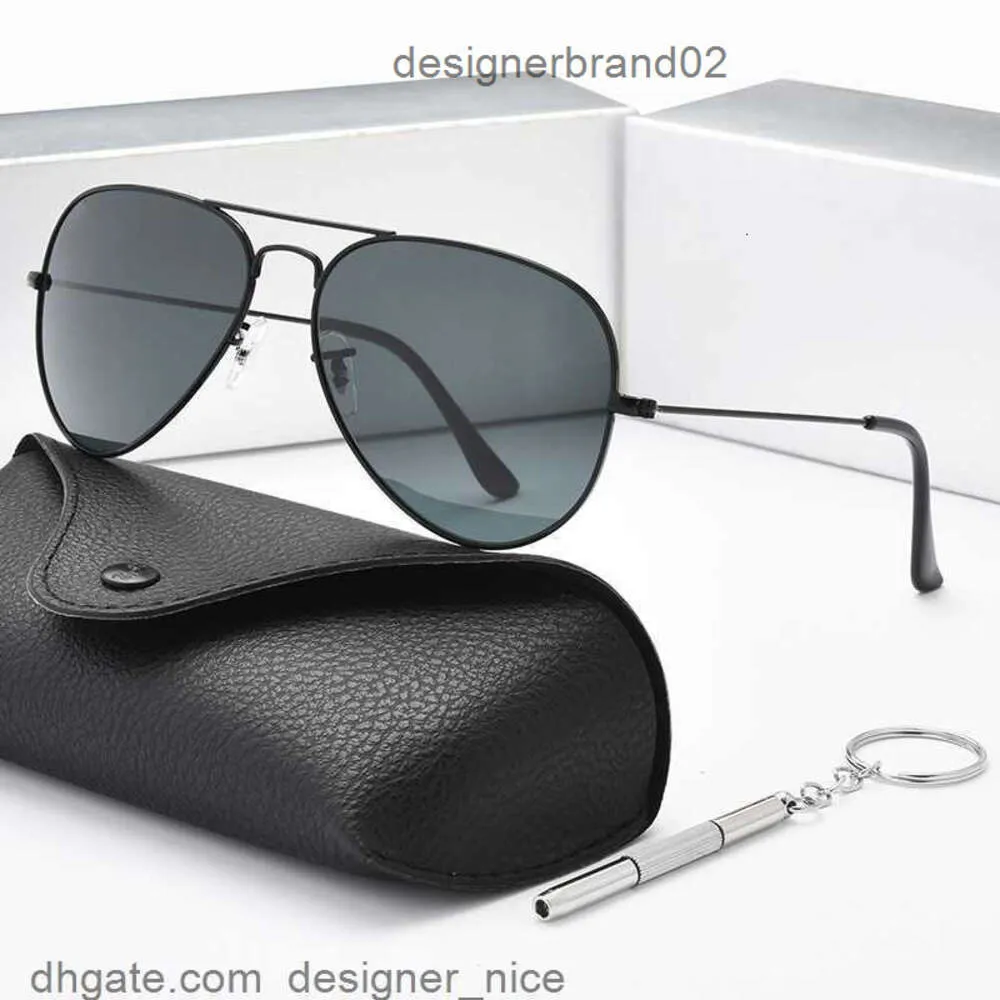 Luxus Männer klassische Pilotdesigner Sonnenbrille HD Polarisierte Sonnenbrille Fahren Fischerei Brillen für Frauen UV400 Schutz Regener Verbot Bands S50V