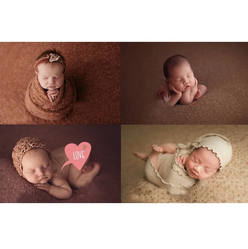 150*160 cm de fotografia recém -nascida Props Blanket Baby Blanket Swadling Photo Shoot Studio