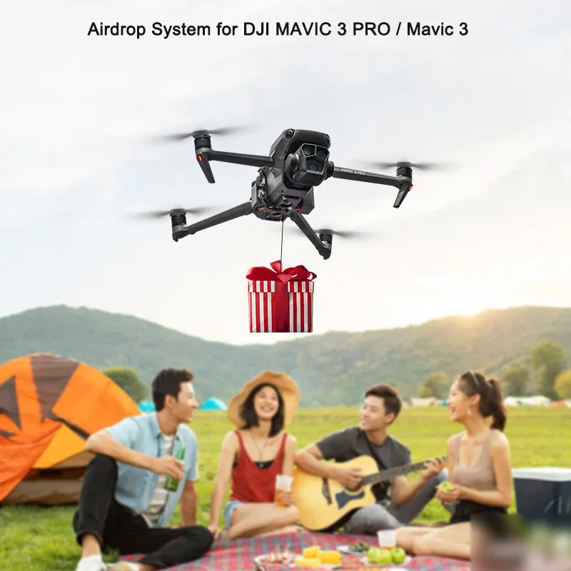 Dons Airdrop Sistemi DJI Mavic 3 Pro / Mavic 3 Drone Balıkçılık Yem Alyans Hediyesi Hayat Kurtarma Atıcı Dron Aksesuar Teslimat