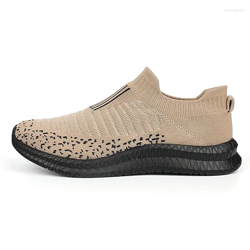 Casual Shoes Spring And Autumn Men's Low Heel Fashion Mesh Surface Platform Men Comfortable Sports Loafers