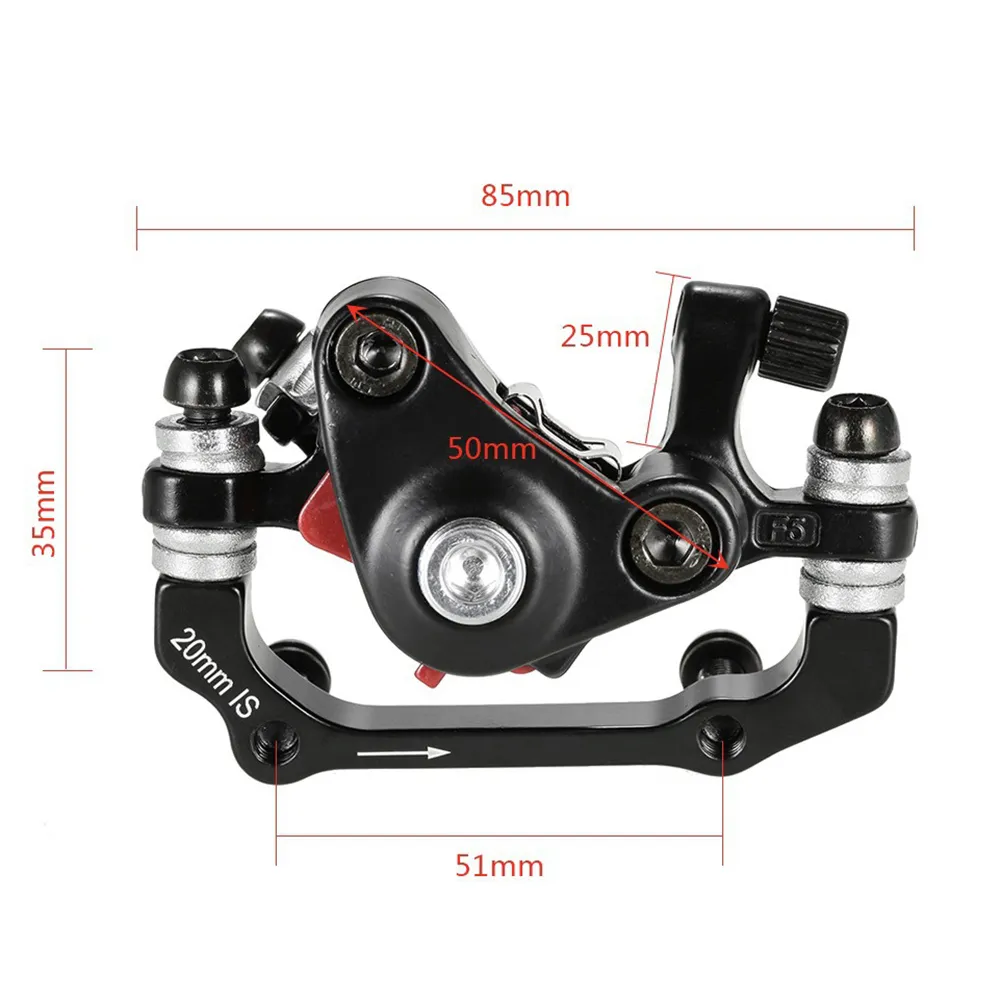 Mountain Road Bike Disc Brake Set bakre skiva Broms Aluminiumlegering Skivrotor Diskbroms för cykelcykeltillbehör