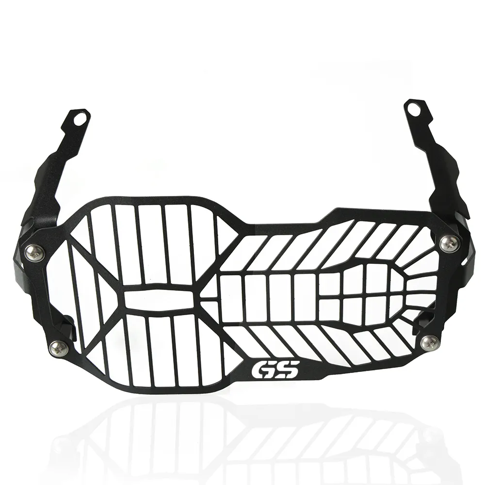 Griglia Paramano Protezione Faro In Alluminio Per BMW R1200GS LC Adventure (2013-2018) - Colore Rosso - 5