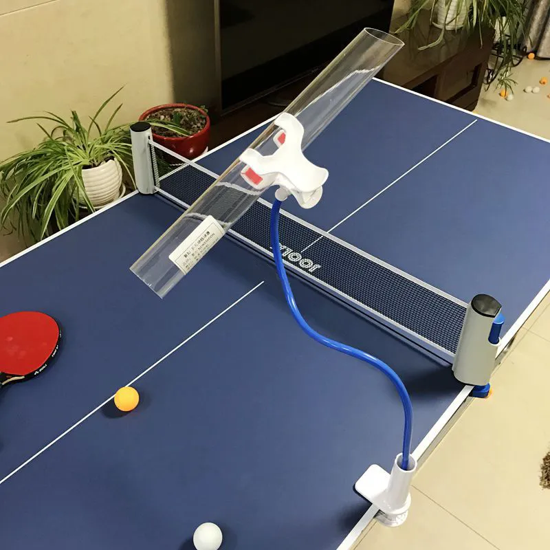 Profesyonel Masa Tenis Eğitim Robotu Hızlı Rebound Ping Pong Ball Masa Tenis Eğitmeni Ev Eğitmeni Simülatörler