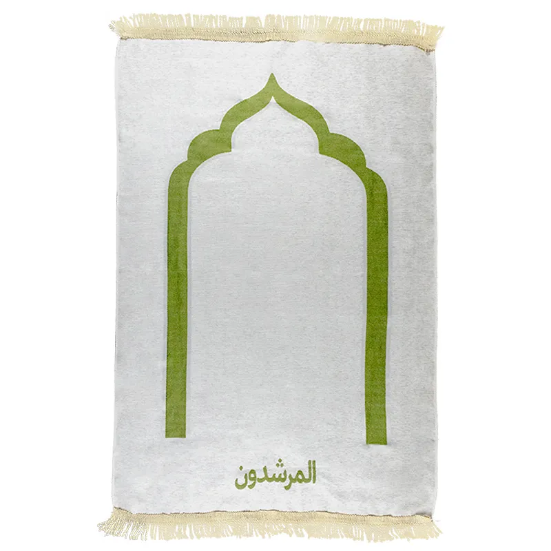 Tapete de oração islâmica de tapete islâmico de oração muçulmana Tapis de Priere Islã Soft Home Bedroom Sala de estar Eid Rugs Decoração de borla Sajadah