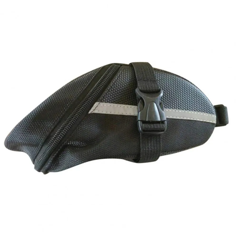 Bike Seat Bag Strap Black Easy to Clean Bike Rear Seatpost Saddle Bag Seatpost Pannier for E-bike