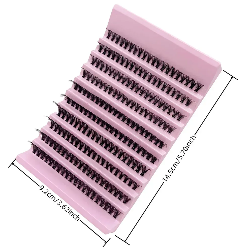 Cílios individuais 8-16mm cílios de aglomerados de cluster natura