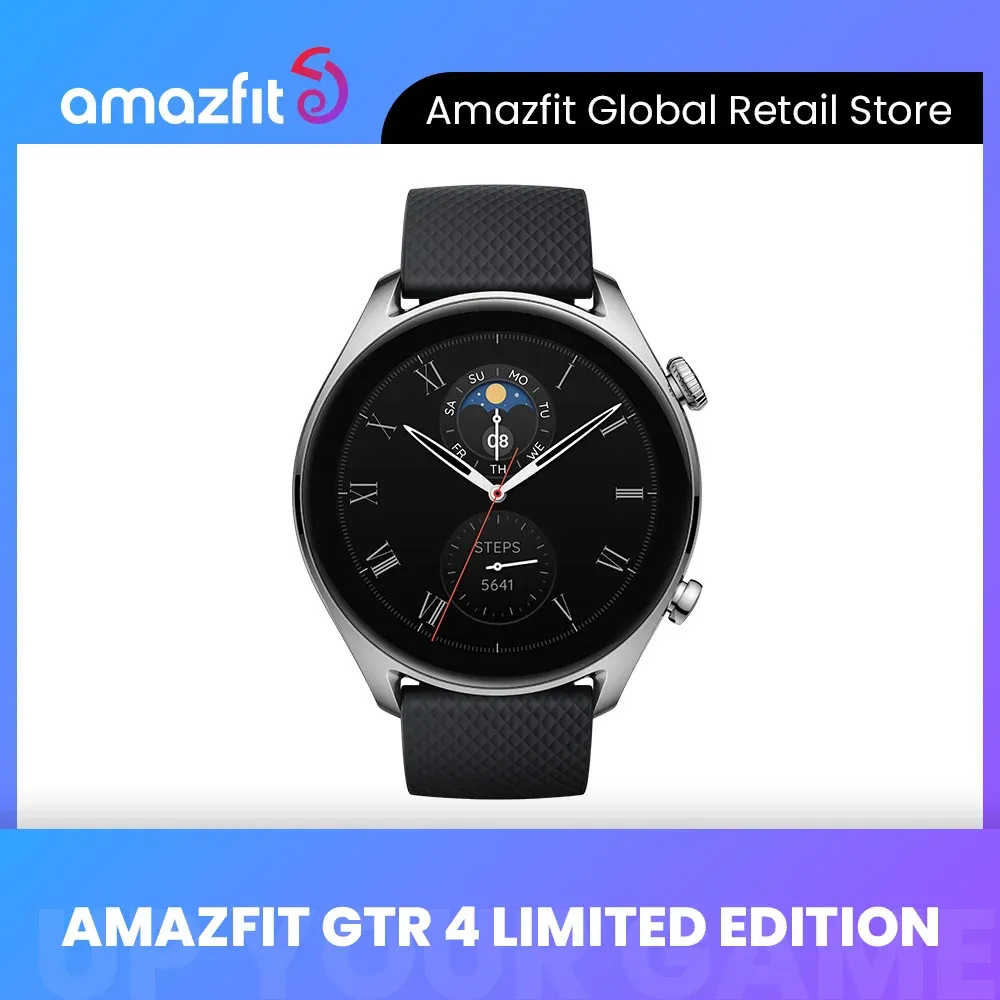 Orologi 2023 Nuovo Amazfit GTR 4 Limited Edition Smart Watch 150+ Modalità sportiva GPS Dualband Alexa Bluetooth Calls SmartWatch