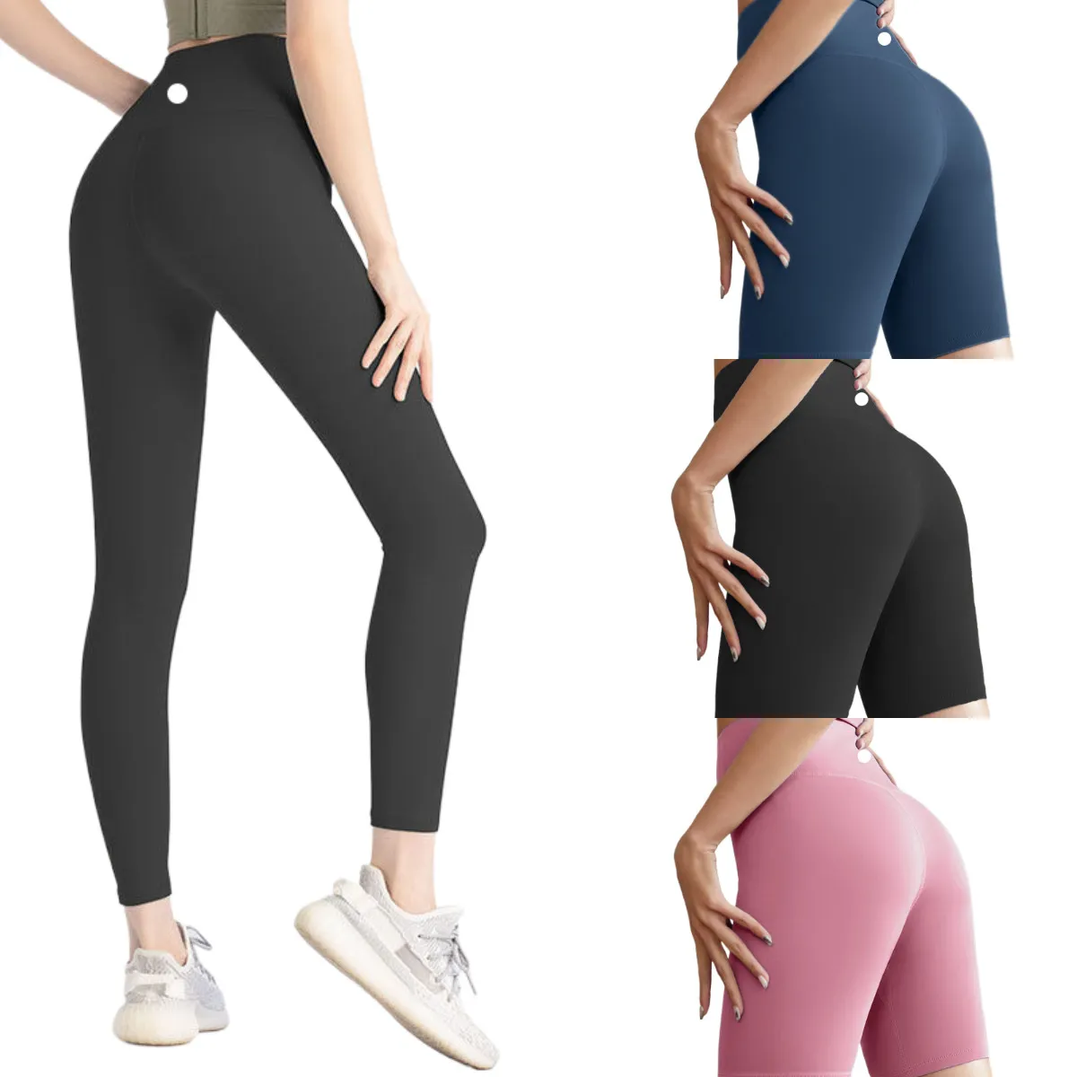 LL 2024 YOGA ALIGN Leggings vrouwen shorts bijgesneden broek outfits lady sport yoga dames broek oefening fitness slijtage meisjes rennen leggings gym slank fit uitlijning