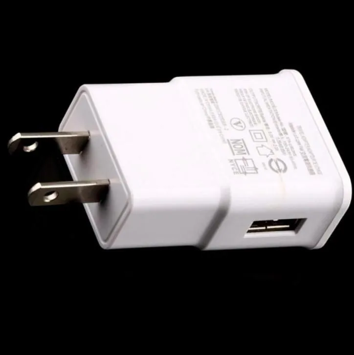 EU US Plug USB Ports Home Travel Wall Ac Power Charger Adapter voor S7 Adapter 5V 2A Simple and Practical2418758