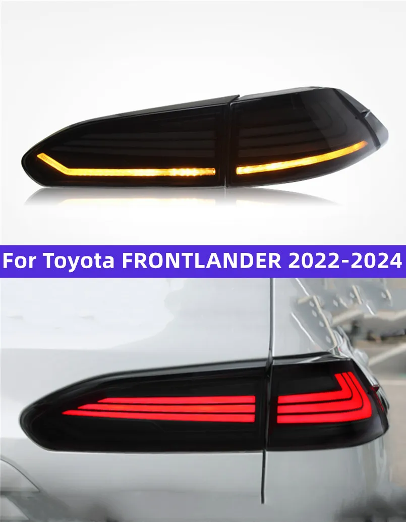 Lanternas traseiras para a Toyota Frontlander 20 22-2024 Corolla Cross Car Stop traseira Freio Turn Turn Signal Lamp Acessórios