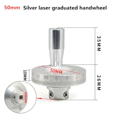 Machine Tool Metal Laser Scale Wheel Wheel Special para ferramentas de mesa deslizantes manuais graduadas e ângulo Rocker 6/8/10/2010