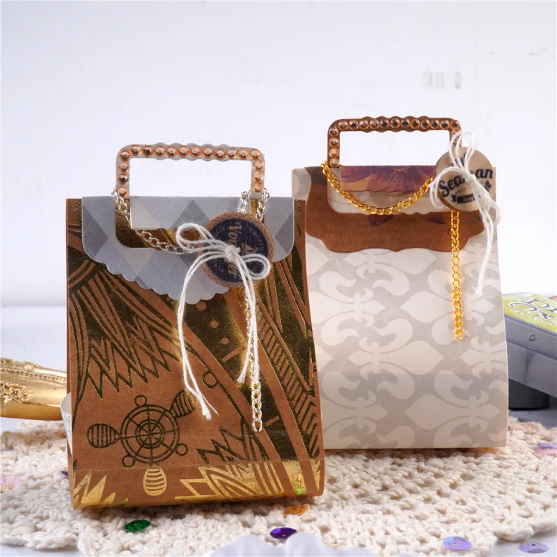 InLoveArts 3D Candy Box Gift Bag Metal Cutting Dies For DIY Scrapbooking Decorative Crafts Supplies Embossing Paper Cards Making