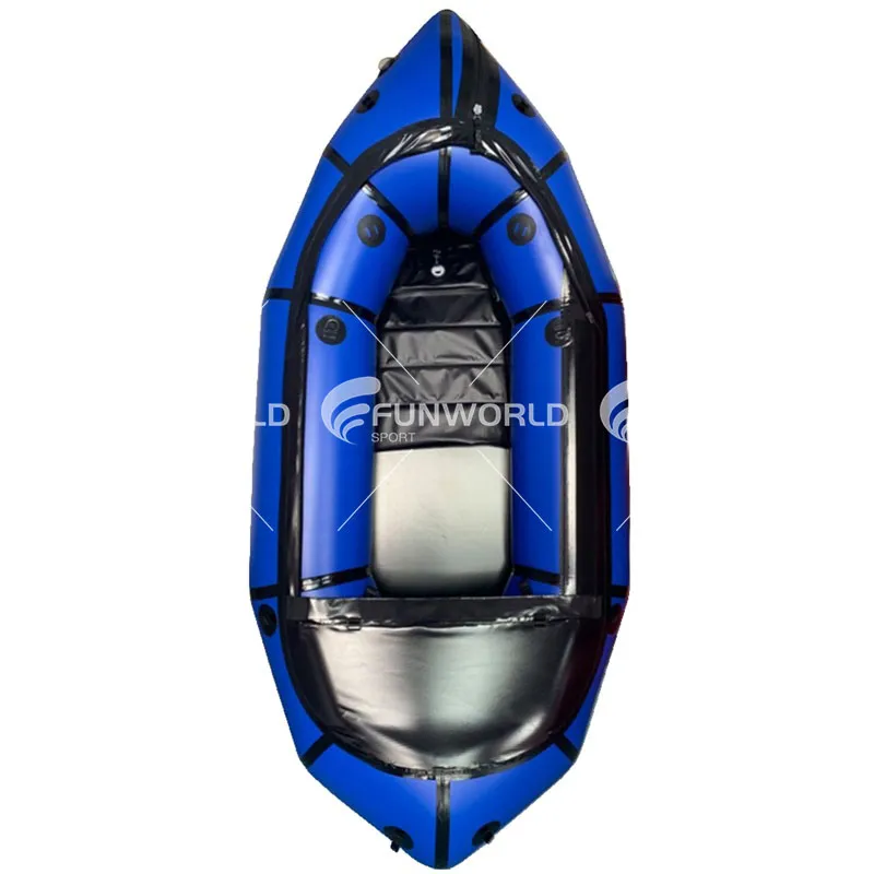 Funworld leggero gonfiabile sfondabile TPU Frontier River Rafting Boat AUDAC Frontier Pack Packraft Raft Packraft