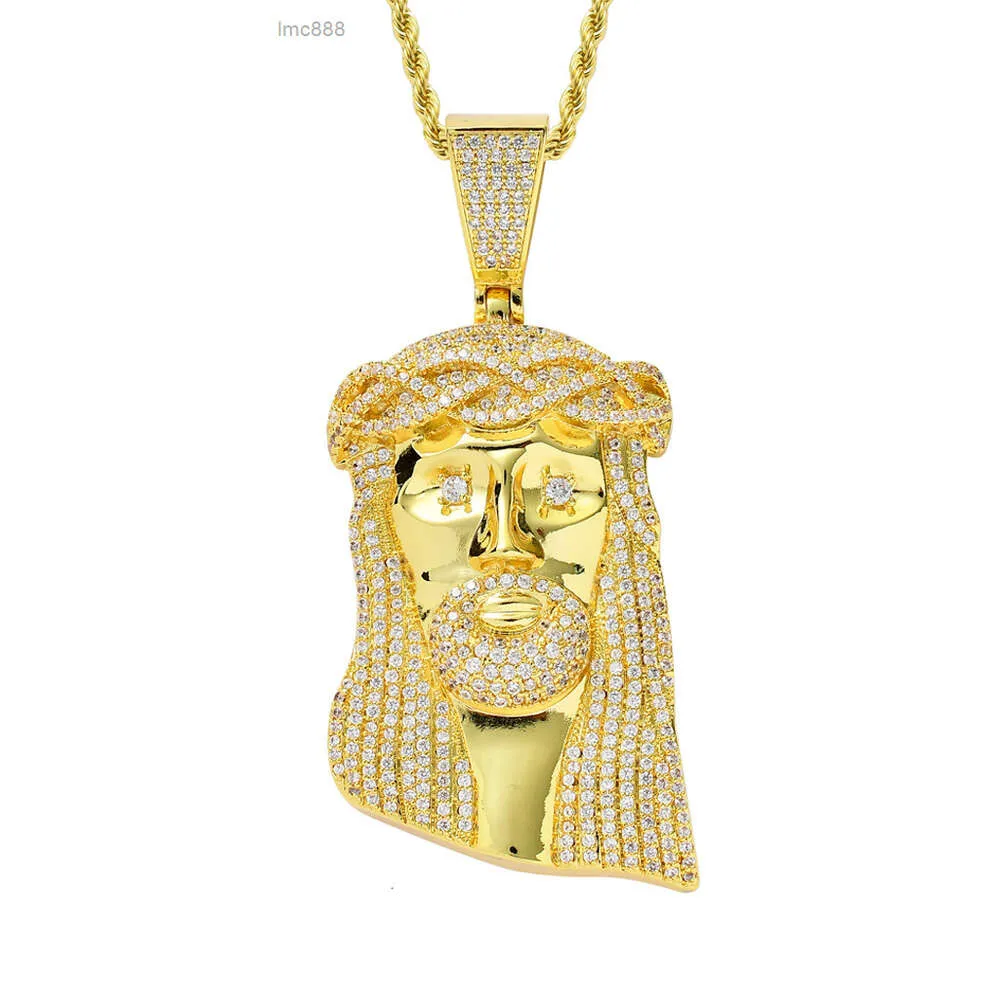 Wholesale 2024 Nouvelle arrivée 18k Gold plaqué Hiphop Bling Iced Out 5A CZ Pendant pour hommes personnalisés