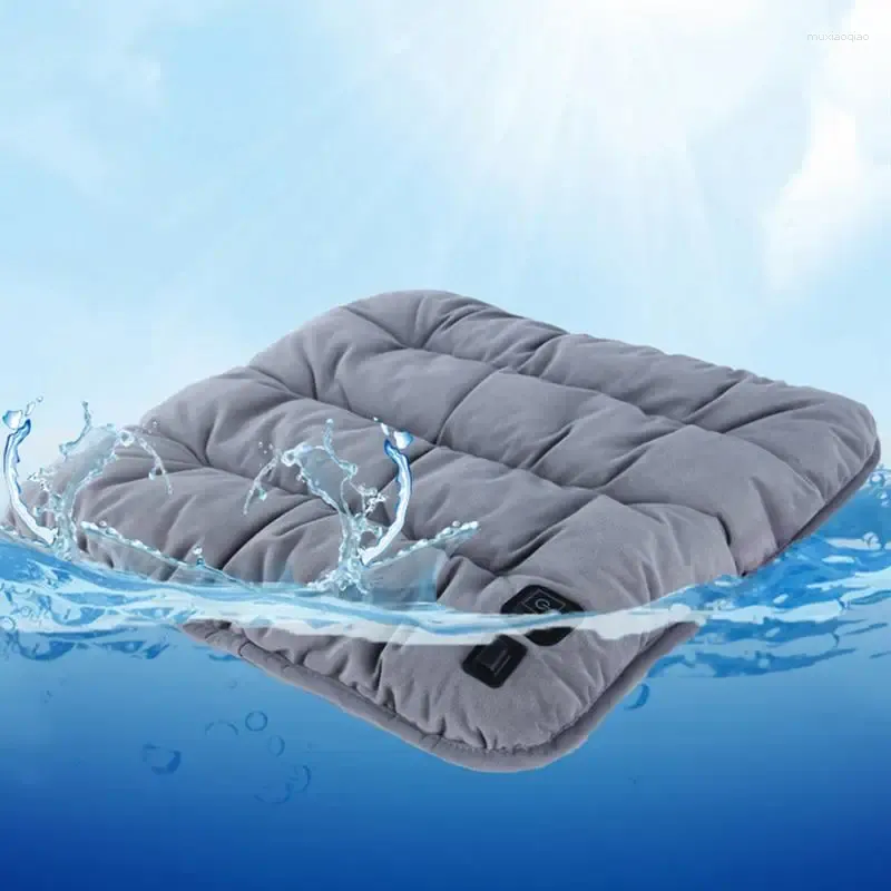 Mattor Electric Heat Cushion Char Car Pet Body Winter Heated Pad Warmer 3 Speed ​​Justerbar temperatur för camping