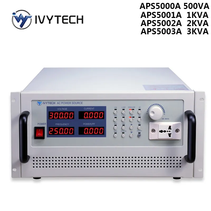 IvyTech Laboratoire programmable Asit Variable Fréquence Alimentation APS5000A / APS5001 / 5002A / 5003A / 5005A 500VA 1KVA 10KVA 5KVA 3KVA