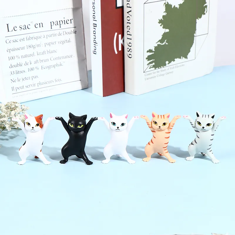 Lustige Katzenkrabben -Stifthalter Spielzeug Halten Sie alles Hörphone -Halterung Storage Rack Home Decor Penholder Office Supplies Briefpapier