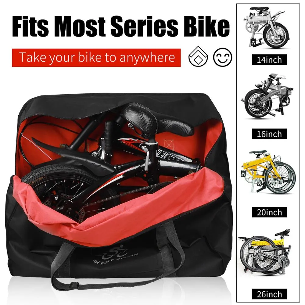 WEST BIKING Portable Bicycle Carry Bag For 141620 Inch Mountain Bike 700C Road Bike Case Pouch Transport Storage Loading Bag From 29 51 DHgate
