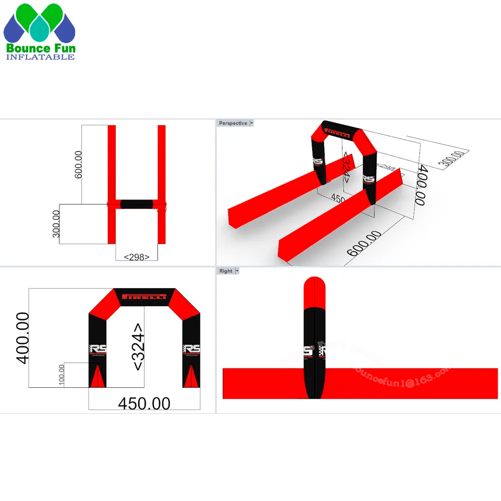 Parrain de course en plein air personnalisé Utilisé une arche personnalisable à la ligne finale gonflable stable Arche personnalisable pour les événements sportifs publicitaires