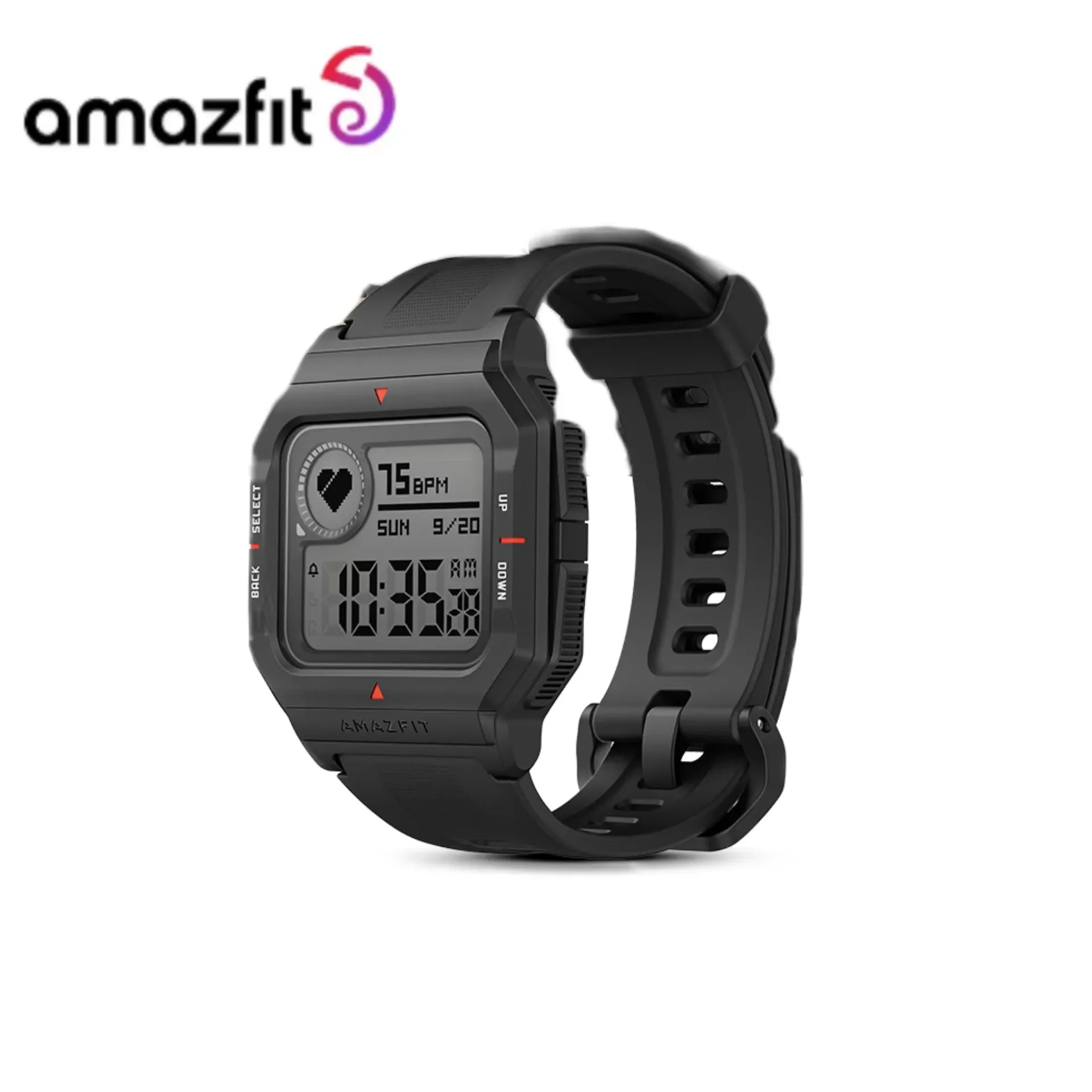 Montres Amazfit NEO Smartwatch STN Affichage 5ATM Sports imperméables montre la fréquence cardiaque suivante Bluetooth Low Prix Clearancelow Prix Cle