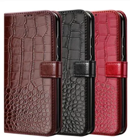 TAUYN Cover In Pelle PU A Portafoglio Per Oukitel C33 – Con Chiusura Magnetica, Supporto E Slot Per Carte, Protezione RFID, Colore Marrone