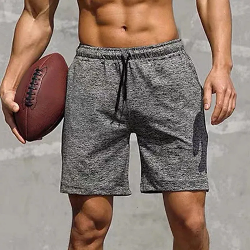 Schnelle trockene Laufshorts Männer Feste Sportkleidung Fitness Bodybuilding Short Hosen Sport Homme Gym Training Strand Männlich 240409