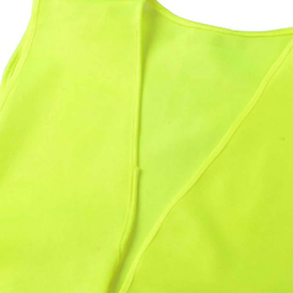 Reflective Vest Fluorescent Green High Visibility Safety Waistcoat with ...
