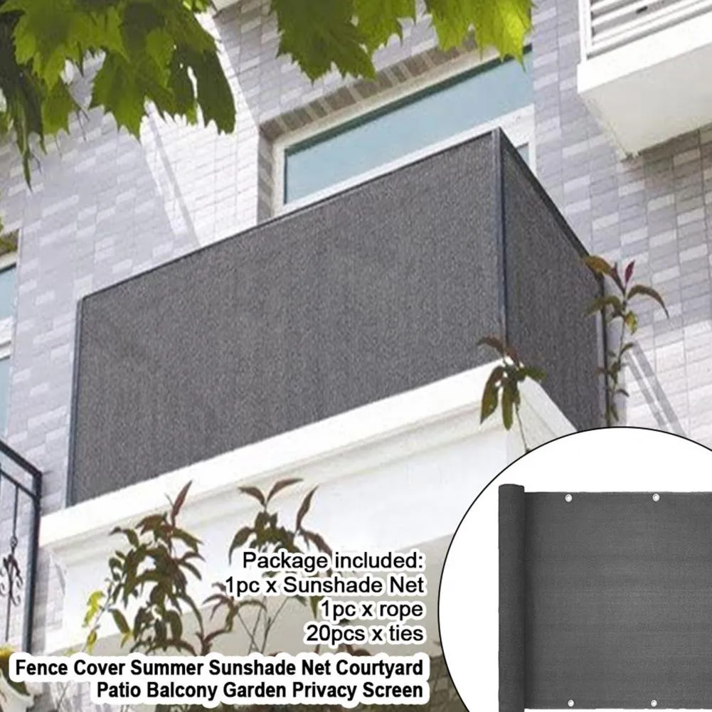 Balcony Privacy Schermate reti fai da te Sun Shade Fence Net Shelter Mesh per coperture per la casa di copertura da giardino all'aperto