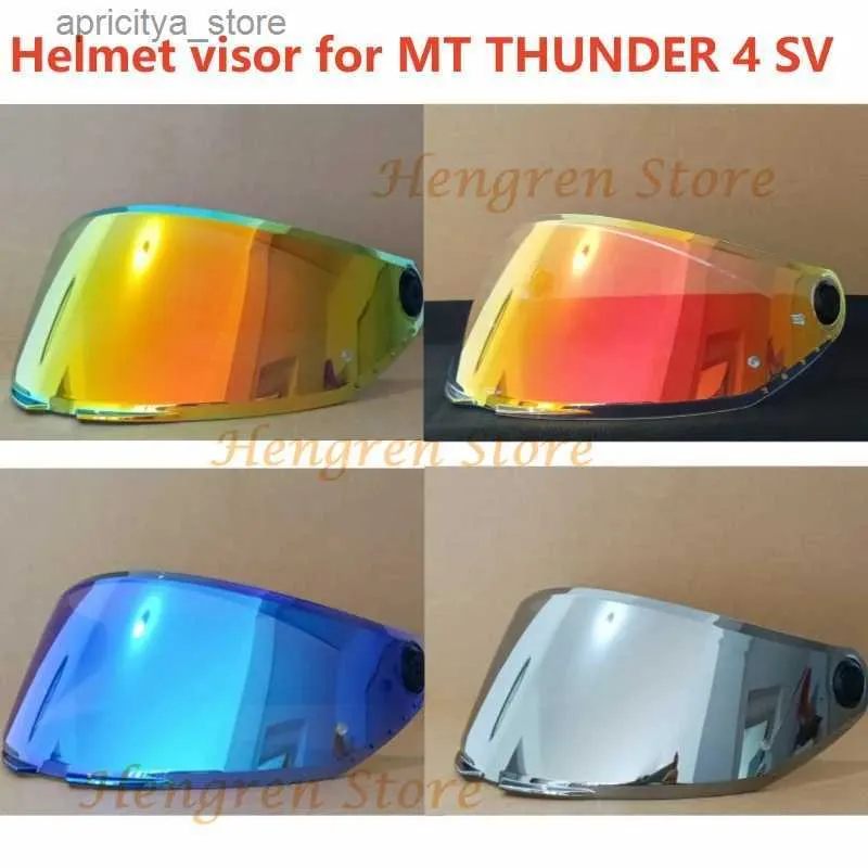 Cascling Casques Visor de casque pour MT Thunder 4 Casque SV Casque MT-V-28B Casque Remplacent Shield Gogle Goggs Screen Casque accessoires L48