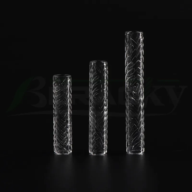 Beracky Sandblasted Hollow Quartz Pill 6mm*25mm 30mm 40mm Hot Smoking Quartz Pillars For Terp Slurper Blender Auto Spinner Quartz Nails Glass Water Bongs Dab Rigs