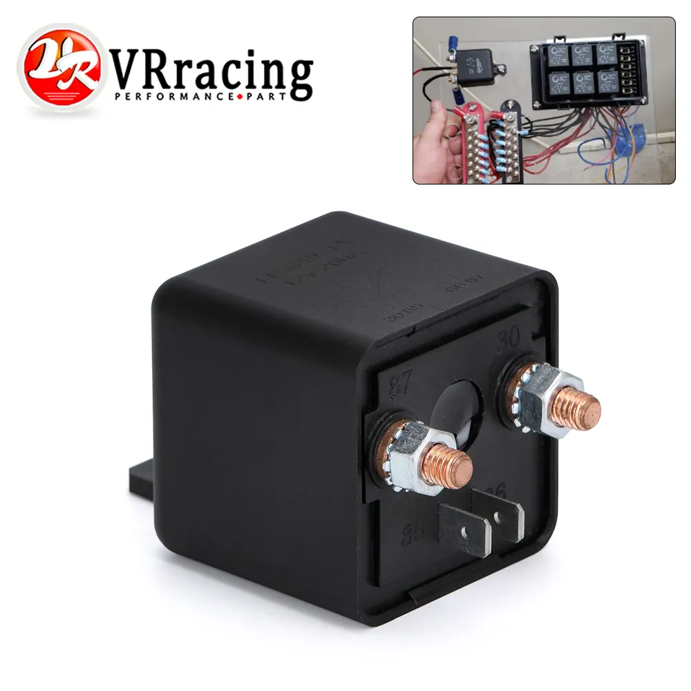 12V 200A Relay Switch – Heavy Duty ON/Off Automotive Relay For Car, Truck, Boat & Construction Vehicles