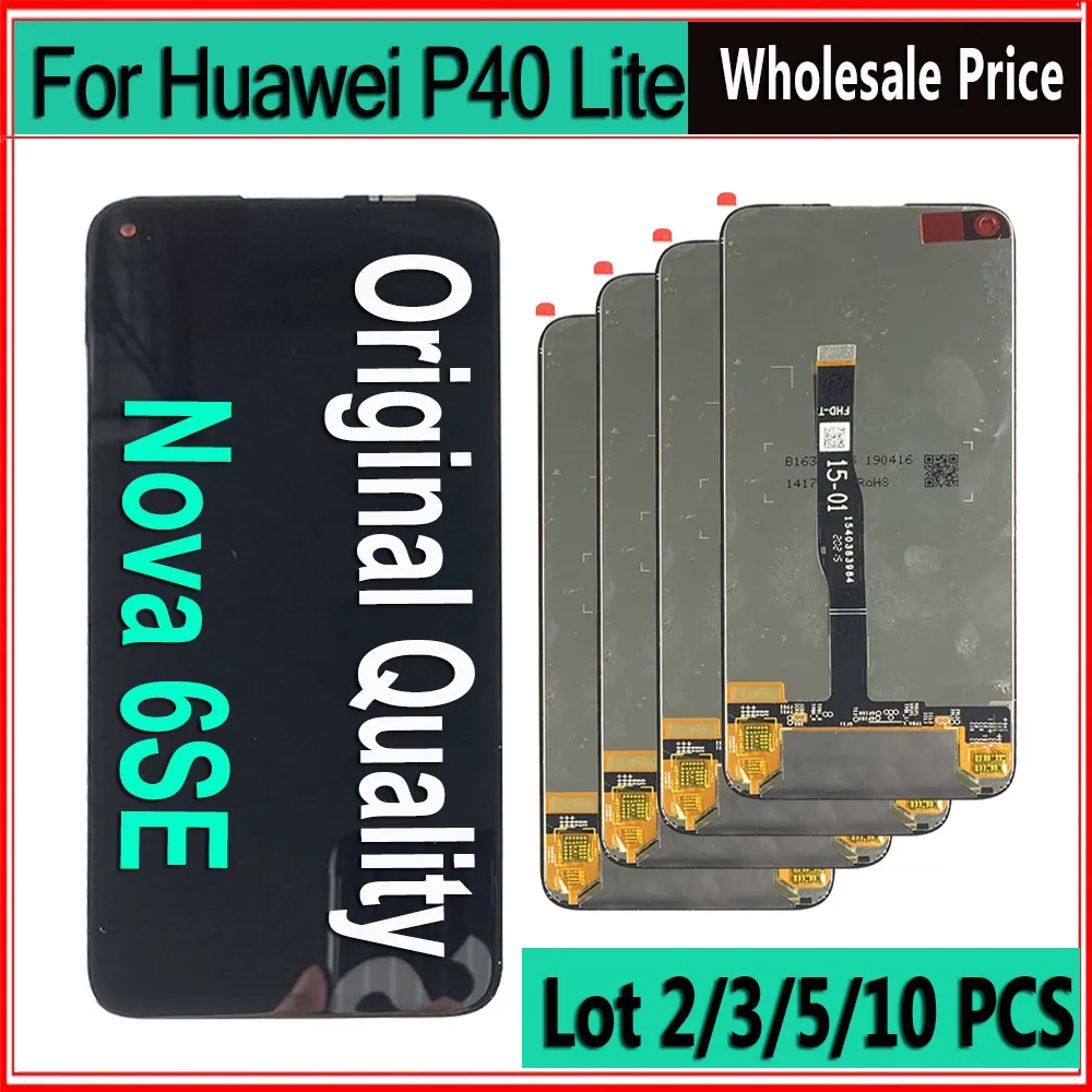 Оптовая торговля 2/3/5/10 Piece/Lot LCD для Huawei P40 Lite ЖК -дисплей.