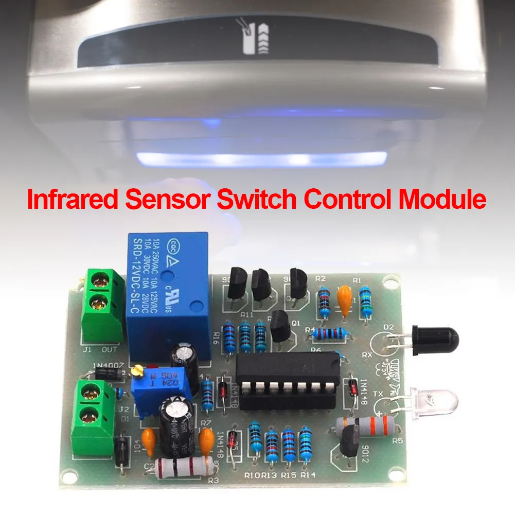 DIY Automatic Faucet Hand Dryer Kit Infrared Proximity Switch Sensor ...