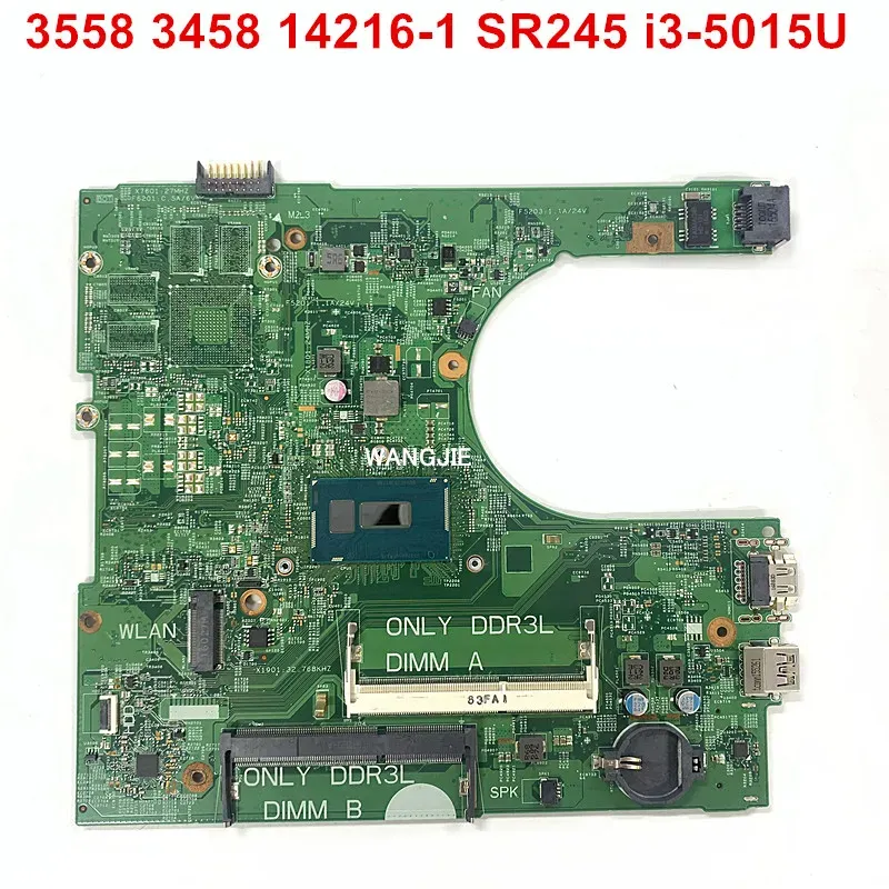 Anakart% 100 Çalışma CN0MNGP8 0MNGP8 MNGP8 Dell Inspiron için 15 3558 Dizüstü Bilgisayar Anakart W/ I35015U İşlemci 142161 DDR3L