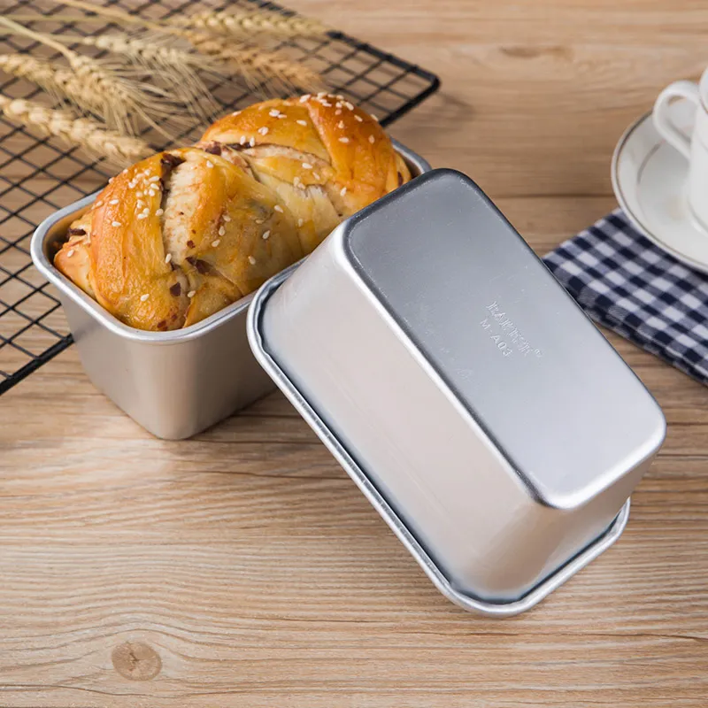 Anodised Loaf Mermaid Milk Loaf Tin Silver Alloy Steel Bread Mould