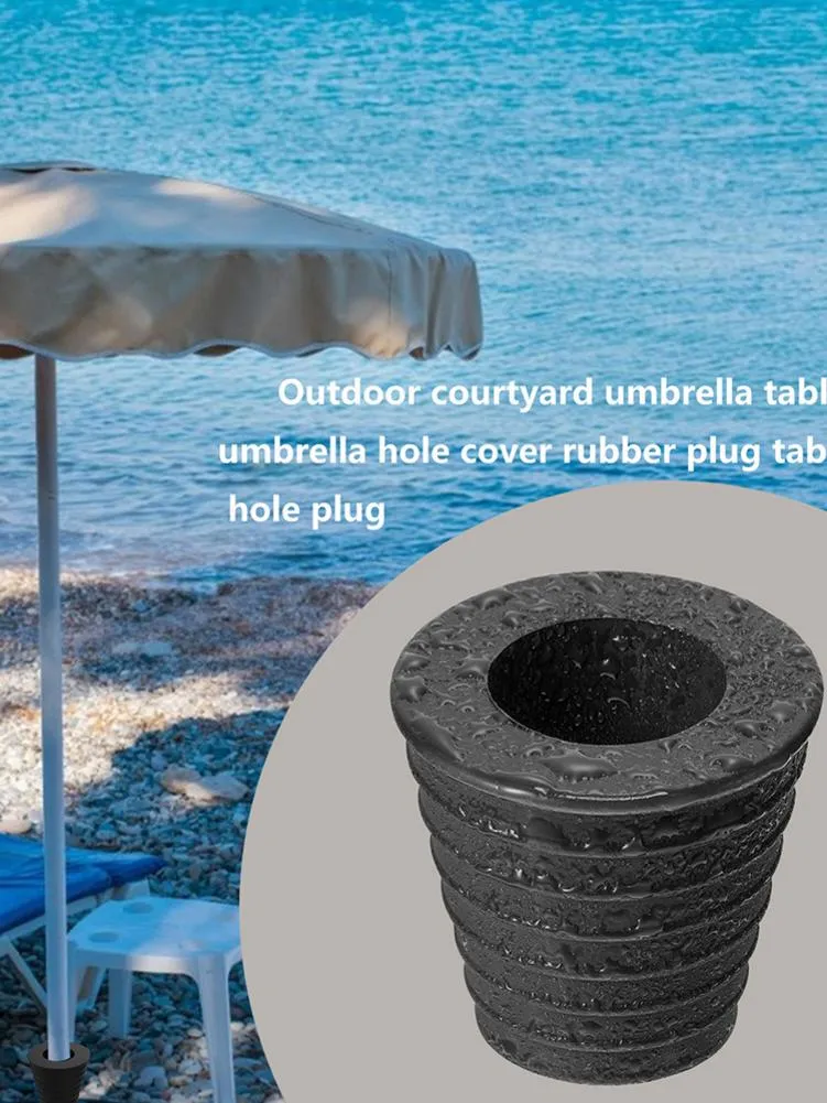 Le support de base de parasol à cône du cône de parapluie s'adapte à un poteau de 1,5 pouce / 38 mm pour une ouverture de trou de table ou une base de parasol