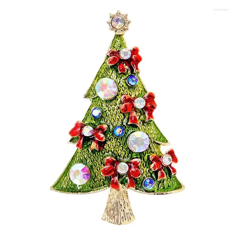 Party Decoration Christmas Tree Brooches Elegant Multicolor Rhinestone Star And Bowtie Dotted Scarf Scarves Shawl Perfect For Women's Gift