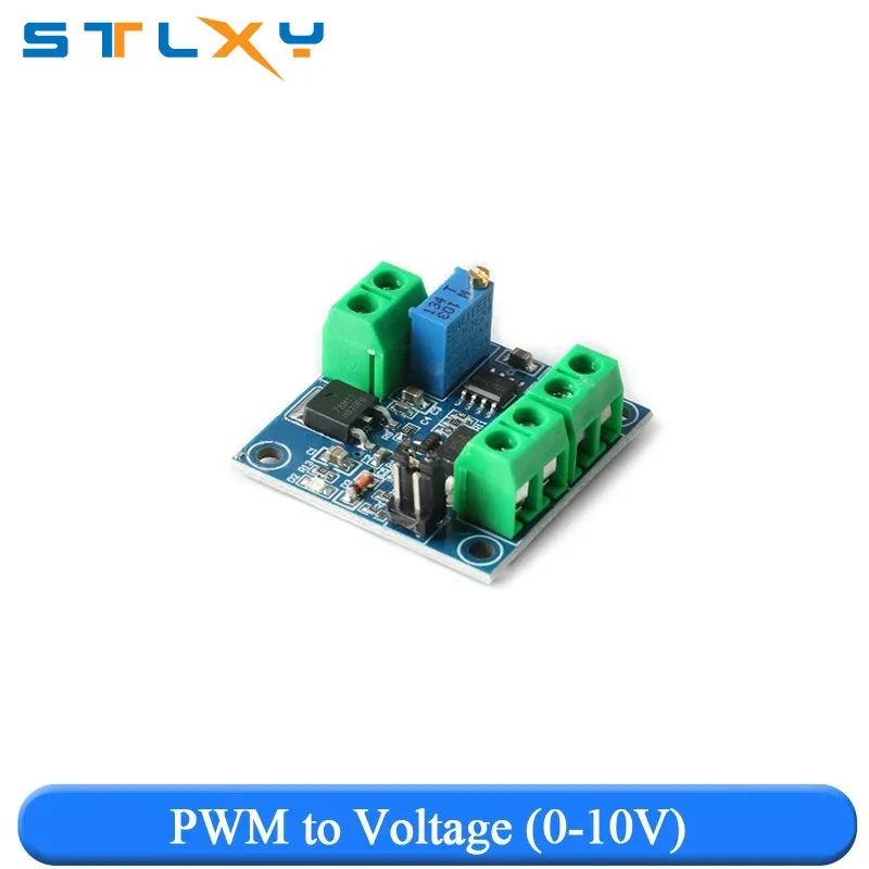 Spänning till PWM-omvandlarmodul 0% -100% till 0-5V 0-10V Digital till analog signal PWM Justerbar effektmodul