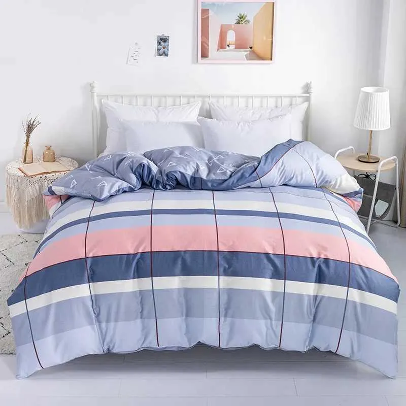 Cobertores 1pc Adorável padrão de desenho animado Tamanho King Tamanho do edredão 220x240 Capas de cobertores de capa de cama de cast