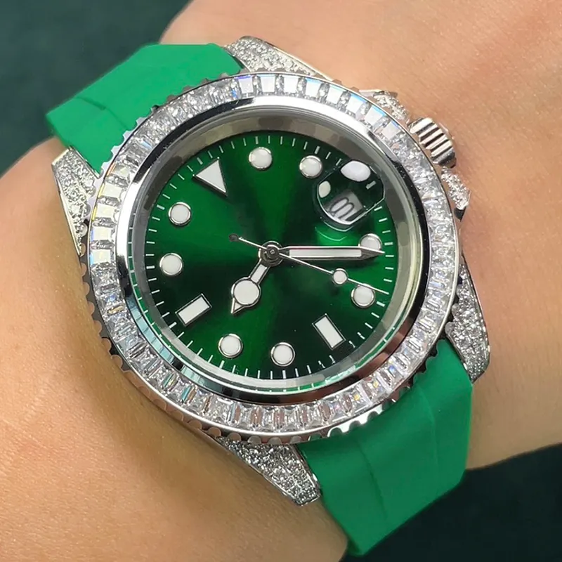 Titta på Automatisk mekanisk rörelsedesigner tittar på 40mm modematurewatch vattentätt rostfritt stål fodral affärsmän armband gåva