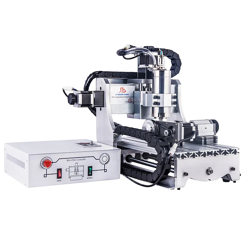 LY 3020 CNC Woodルーター3AXIS 4AXIS USB LTP 2 in 1ポートミリングマシン0.8 1.5 2.2kW Zaxis-金属彫刻用の高まり