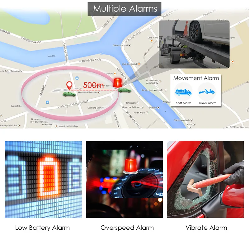 GPS Tracker Car TK905B 10000mAh 150 Days Standby 2G Waterproof Vehicle ...