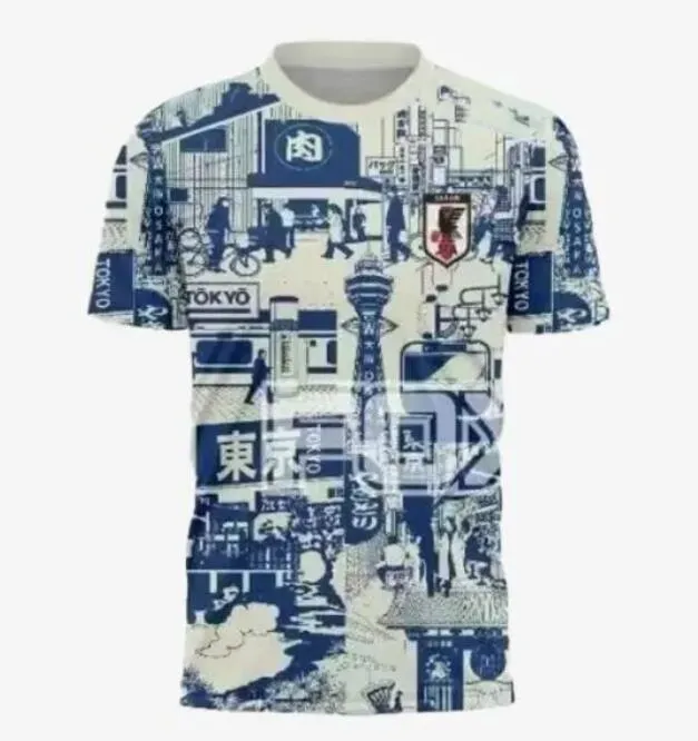 JapAn Y3 TSUBASA Japan Soccer Kit Cartoon Player Version