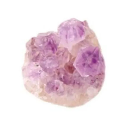 Luxury Natural Rough Amethyst Stone Handle Tiron de tiroir à trou de porte Porte de porte Plack Knob Furniture