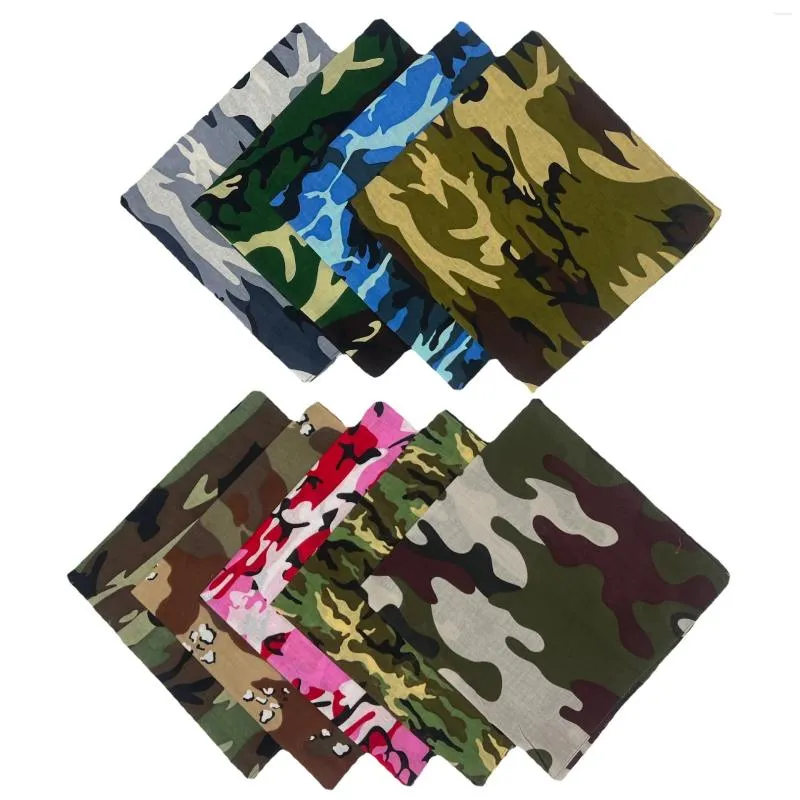 Bandanas hiphop sciarpes dub-rag cotone copricapo camuffage maschera da campeggio maschera Braga cuello escursionismo