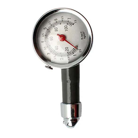 Car Tire Pressure Gauge - Mini Dial Manometer for Automobile, Truck ...