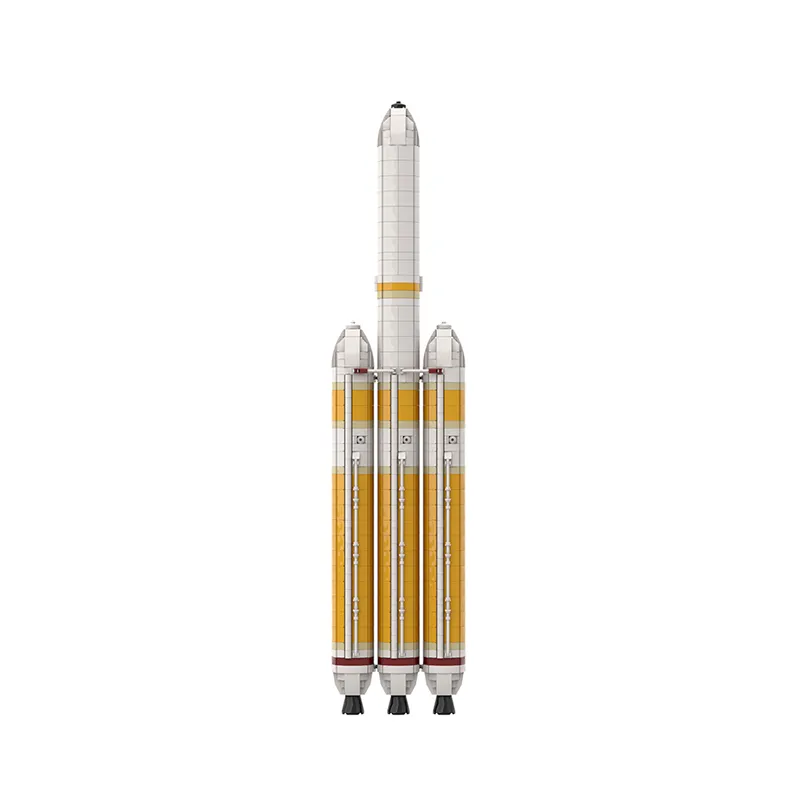 MOC Delta IV Heavy with Parker Solar sonde Saturn V Échelle 1: 110 Space Rocket Building Block Kit Mars Launch Explore Vehicle Toy