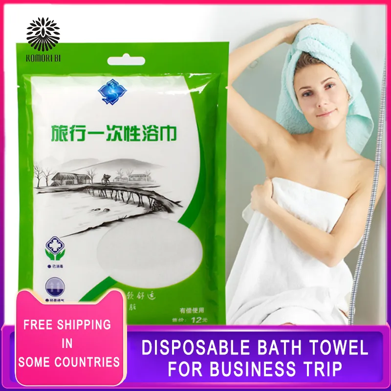 2020 Spesso assorbente in tessuto non tessuto asciugamano usa e getta set da bagno set da bagno a colori solidi da viaggio in lavaggio da viaggio.