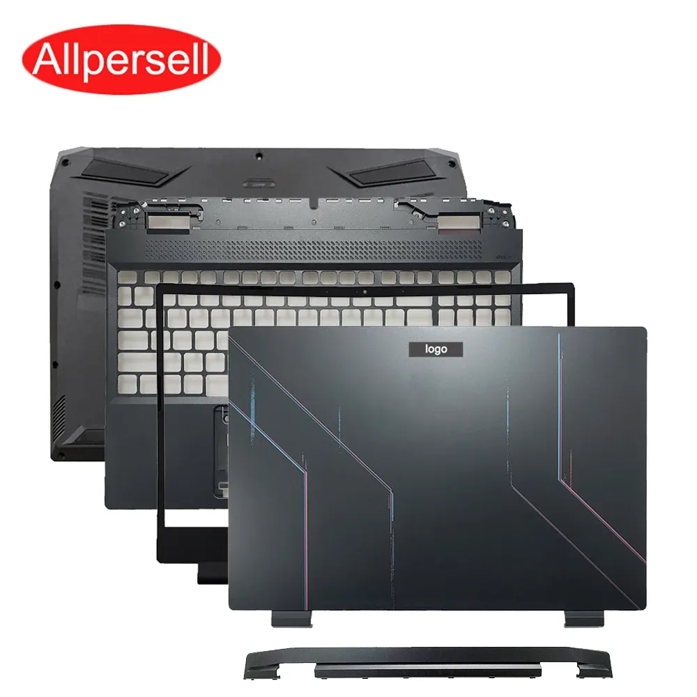Acer AN51558 AN5155851R3 N22C1ラップトップカバーフレームヒンジパームレストボトムシェル用のフレームスクリーンバックケースベゼル