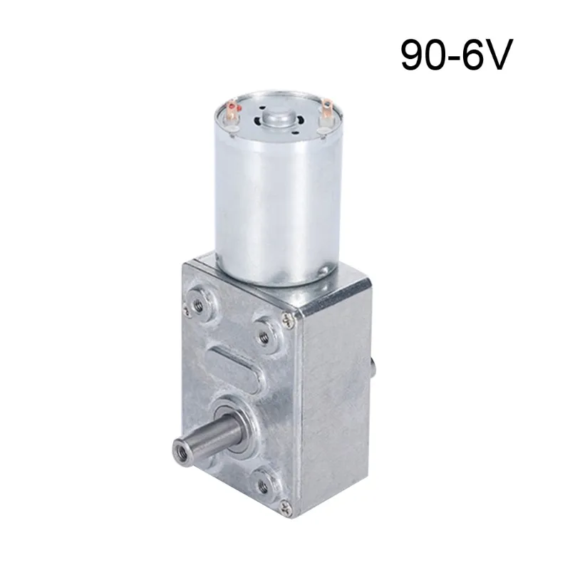 JGY370 reversibel maskväxelmotor med hög vridmoment reducerare 6V/12V24V dubbelxel miniatyr metallmotor 6 rpm till 150 rpm motor